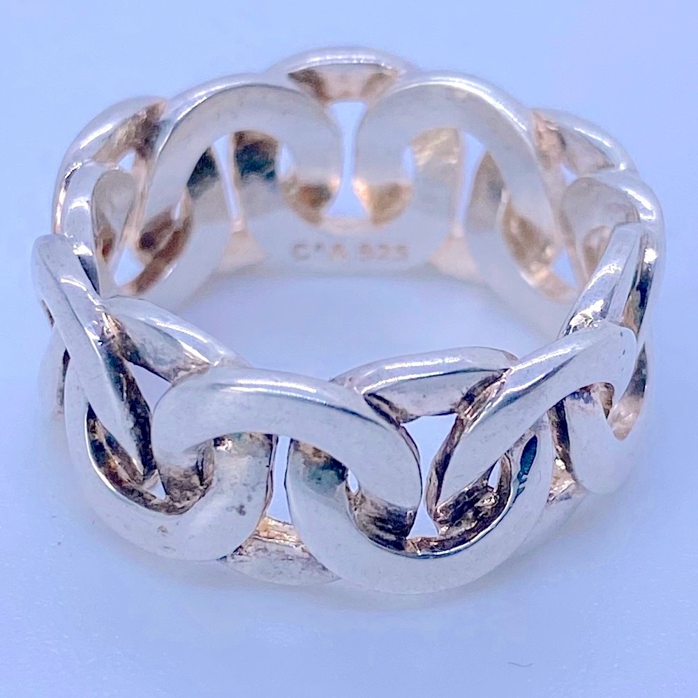Celtic Irish Knot Thick Sterling Silver 925 Ring Women’s Size 8.5